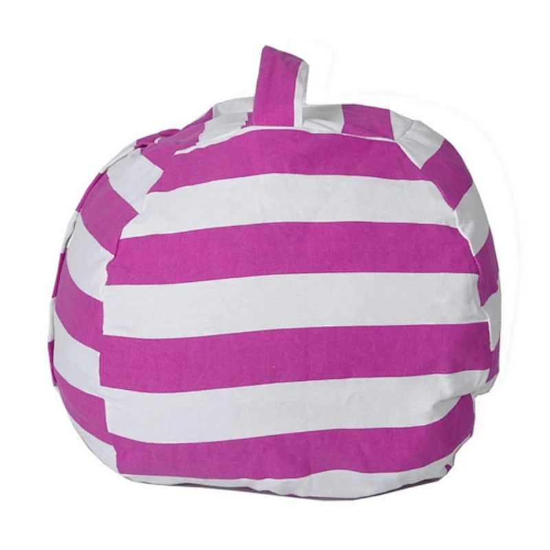 Canvas Stuffed Storage bean bag chair