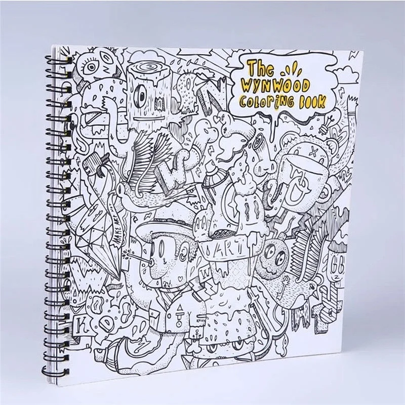 environment-friendly paper custom coloring books child color filling book for kids