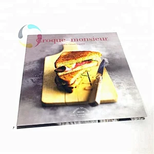 High quality professional full color offset paper hardcover cookbook printing