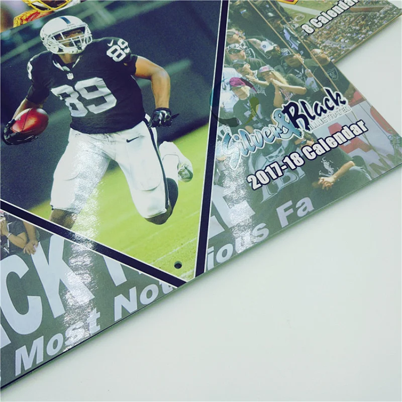 oem manufacture english sadddle stitch calendar printing 2020