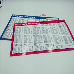 oem manufacture english sadddle stitch calendar printing 2020