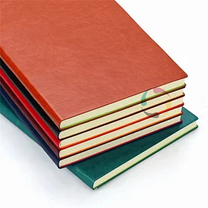 Wholesale Paper linen fabric notebook cheap composition school exercise books
