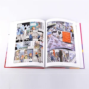 2019 bulk cheap baby english adult comic hardcover book printing service