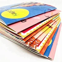 cheap catalog brochure softcover staple binding printing