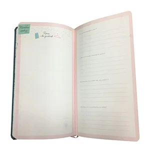 Fabric Linen Black Journal Printing Custom A4 A5 Note Books Hardcover Dot Grid Planner Printing