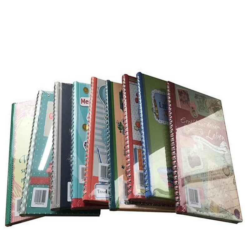 Staple soft cover customized  composition book  journal note book printing