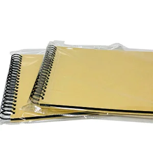 Custom Die Cut Note Book Fancy Transparent Cover Recycled Spiral Journal Notebooks