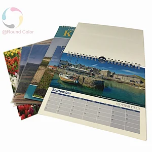 Wholesale well designed custom cheap calendar printing