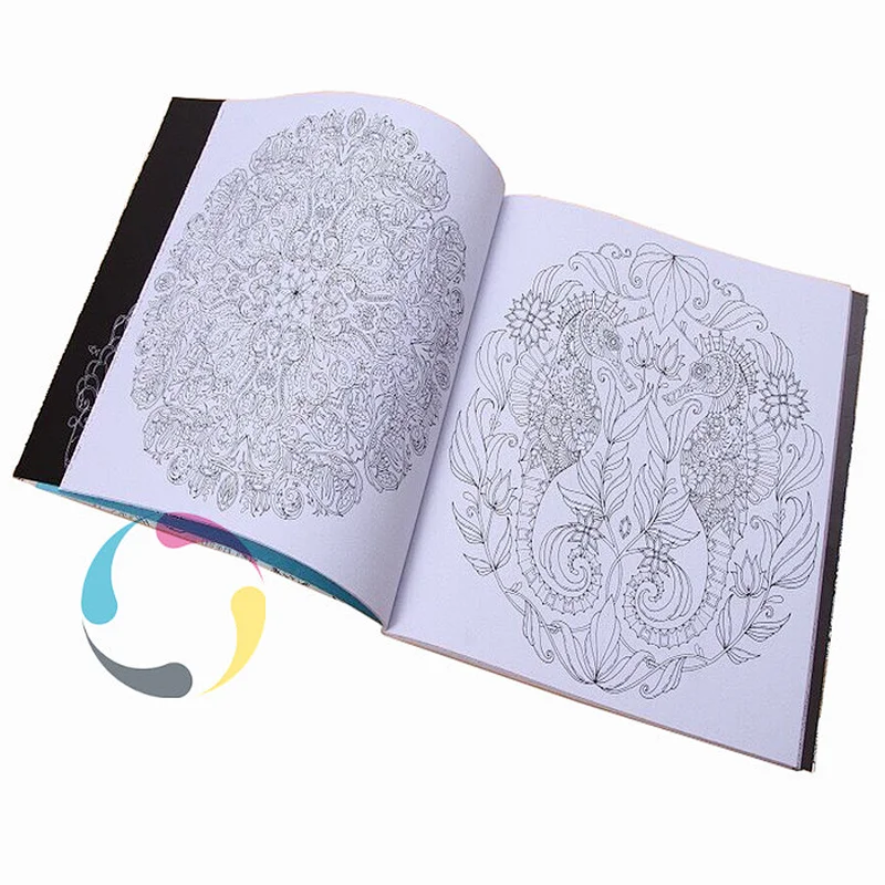 uncoated art paper low cost a5 a4 a6 souvenir custom coloring book printing