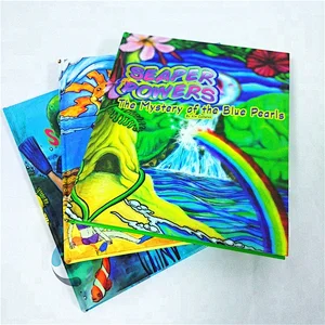 my hot color hardcover children's story book printing for children learning