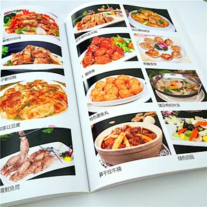 bulk cheap colorful professional paperback cook book printing