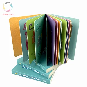 Wholesale custom high quality CMYK printing children board book printing services