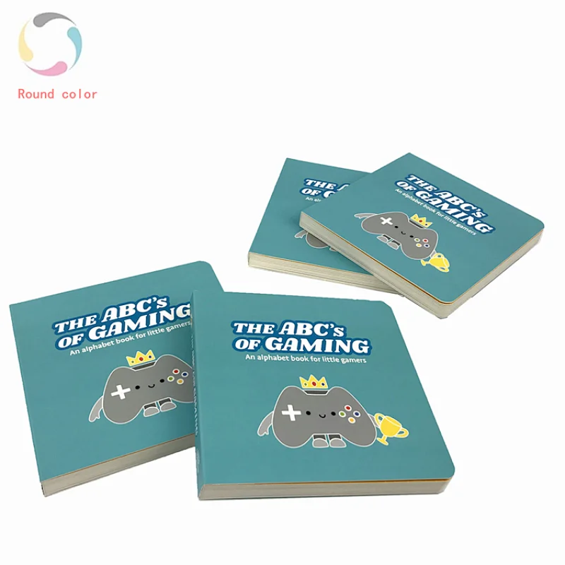Wholesale custom high quality CMYK printing children board book printing services