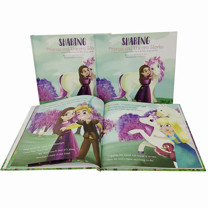 Custom Children Book Printing Full Color English Book Printing For Kids Textbook Printing Services