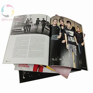 Cheap and Fashional Custom coloring  Magaine CMYK 4 Color Printing