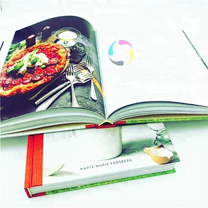 bulk cheap offset customized hardcover cooking book printing