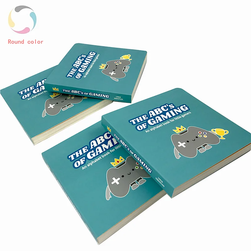 Wholesale custom high quality CMYK printing children board book printing services