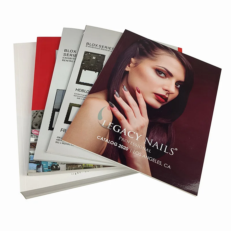 Softcover novel book publishing china printing service literature catalog printing livre de impression