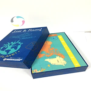 game board box set large format custom cartoon game printing