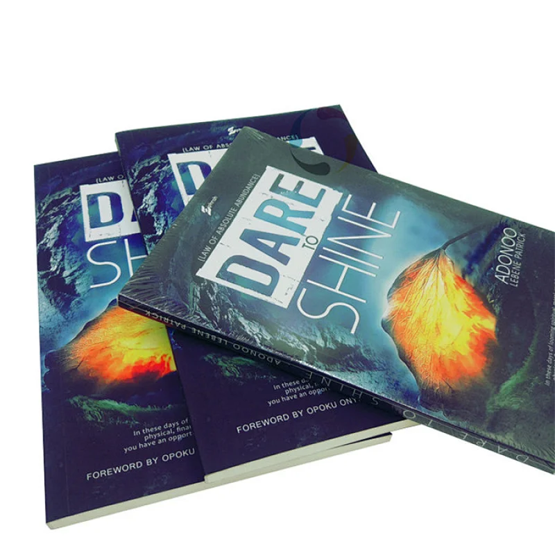one color B/W college textbook school exercise slipcase soft cover book printing