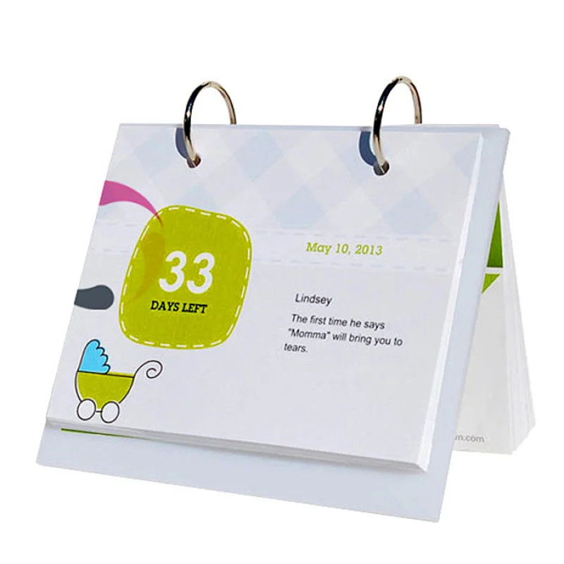 2019 wholesale custom spiral cheap perpetual calendar printing