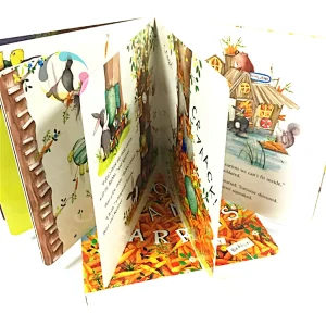professional topper children card board cardboard book printing