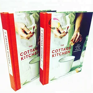 bulk cheap offset customized hardcover cooking book printing