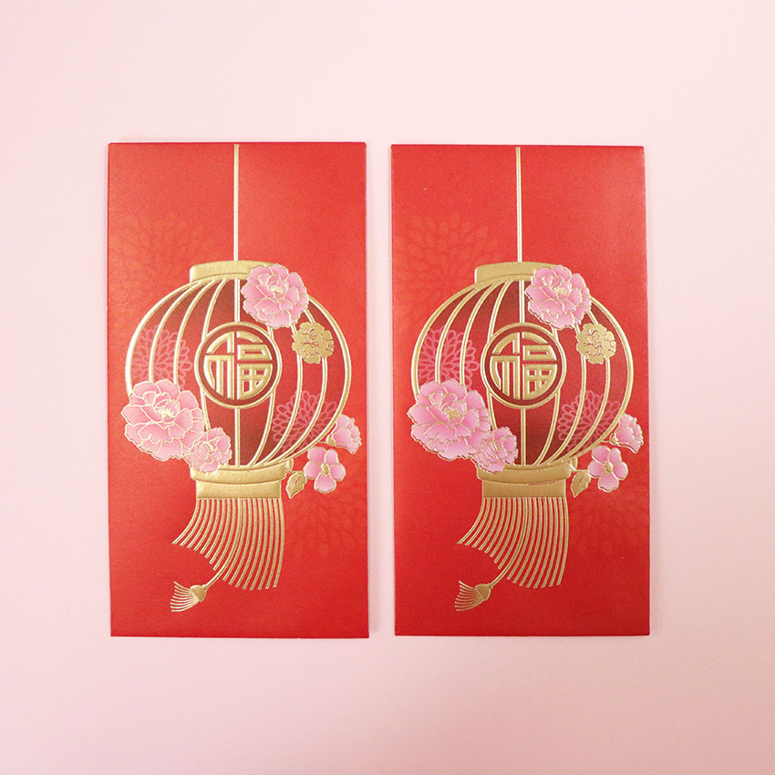 Handfeel paper red packets customized