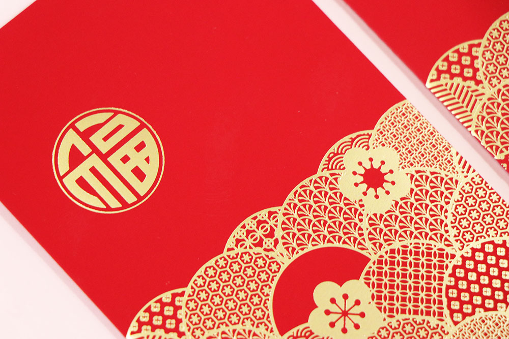Handfeel paper red packets customized