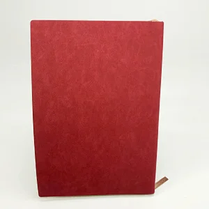 Wholesale fashion red PU leather hardcover custom journal notebook