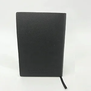 Customized design embossed logo a5 PU leather notebook
