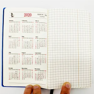 Professional office leather planner oem business work meeting agenda notebook