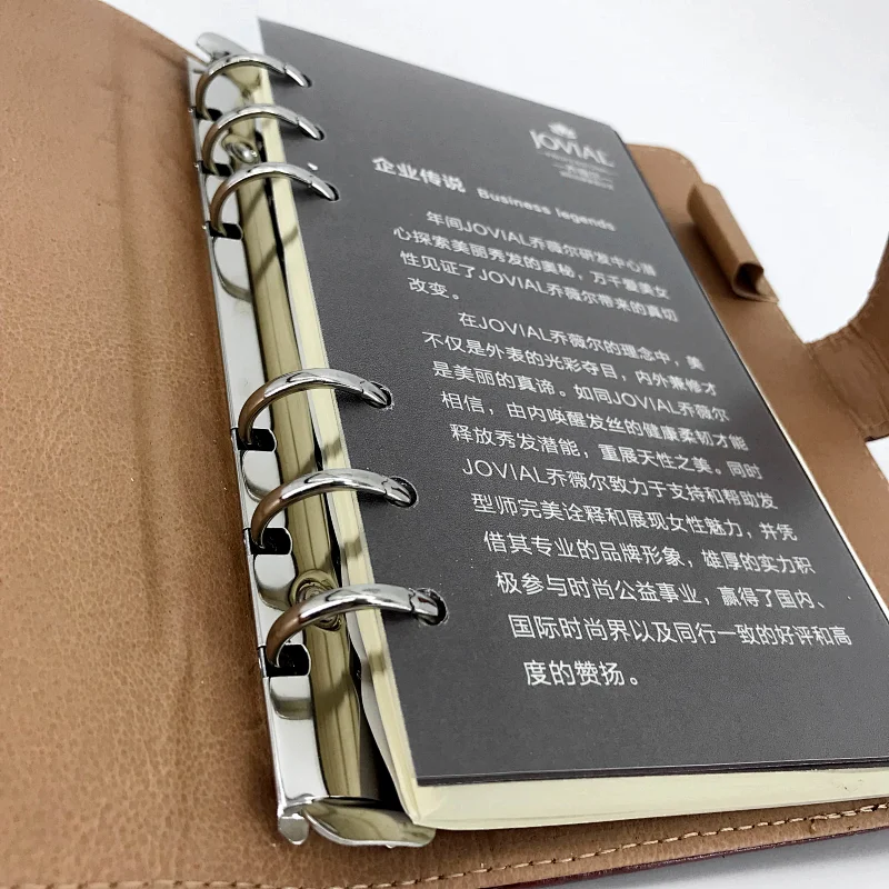 PU leather cover fancy european executive notebooks