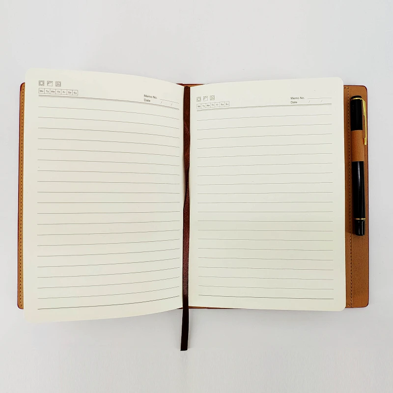 Wholesale fsc custom printing a5 size vintage hardcover notebook