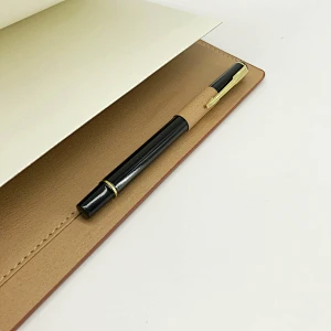 Wholesale fsc custom printing a5 size vintage hardcover notebook