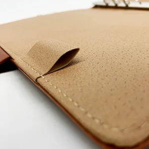 Wholesale custom hardcover wooden dot grid paper planner notebook