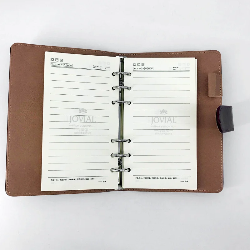 PU leather cover fancy european executive notebooks