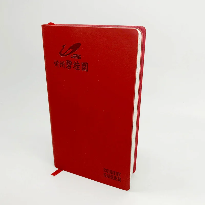 Custom logo eco-friendly PU leather cover notebook