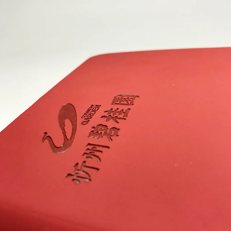 Custom logo eco-friendly PU leather cover notebook