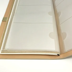 PU leather eco friendly handmade diary planner journal notebook with wire buckle