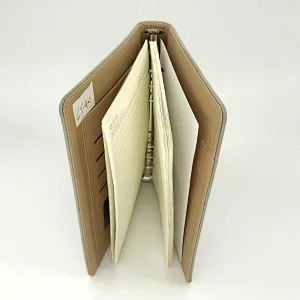 PU leather cover fancy european executive notebooks with card holder