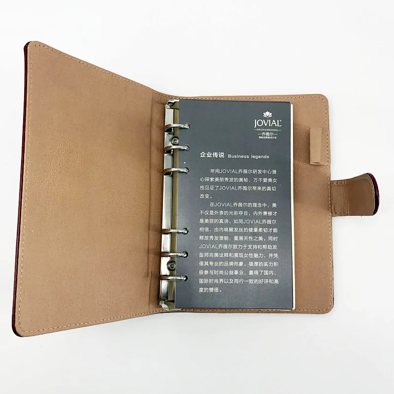 PU leather cover fancy european executive notebooks