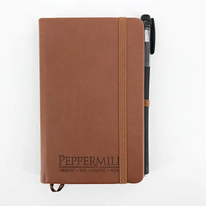 Souvenir promotion writing book unique hardcover notebook with pen