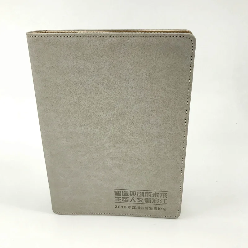 PU leather cover fancy european executive notebooks with card holder