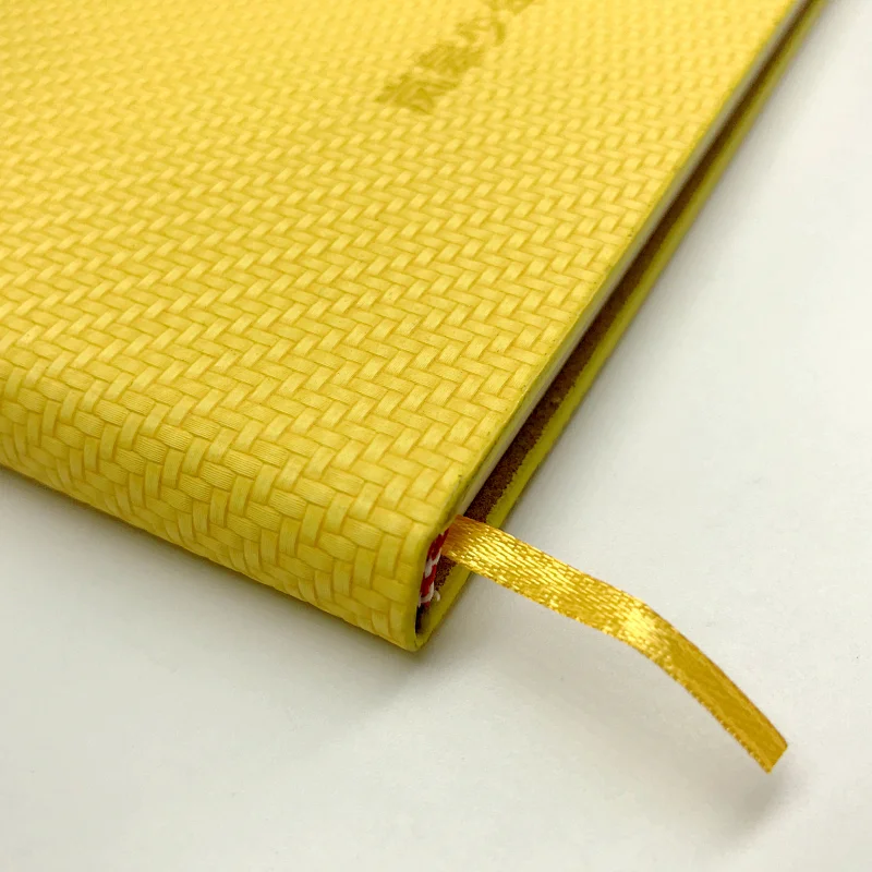 Professional chinese seller weaving style cover Office Fashion business notebook agenda