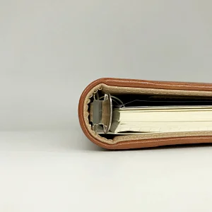 Custom printing top quality spiral ring notebook with card holder