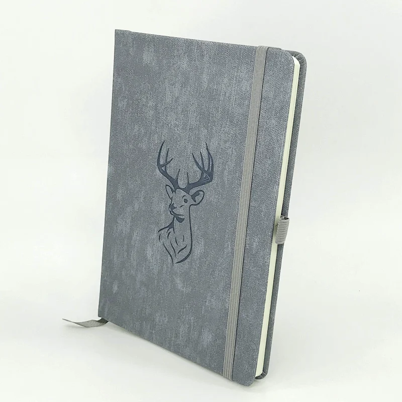 Factory Audit FSC paper belt closure animal hardcover notebook for school office