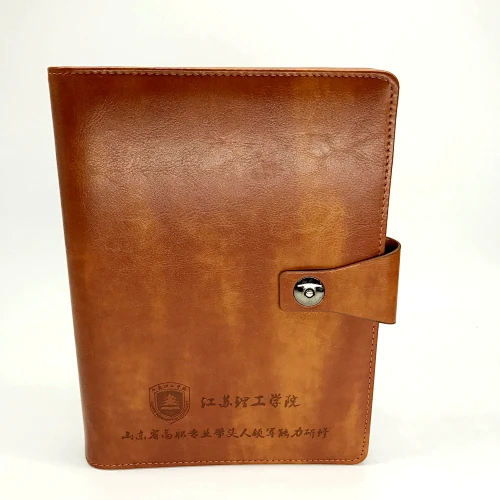Wholesale custom hardcover wooden dot grid paper planner notebook