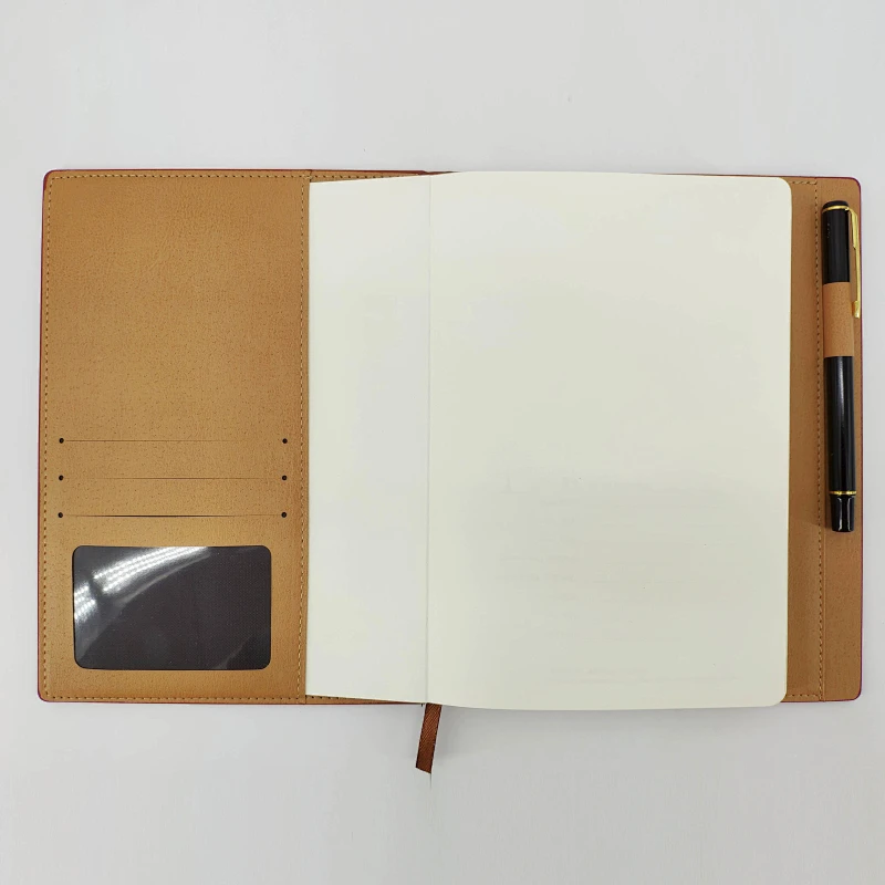 Wholesale fsc custom printing a5 size vintage hardcover notebook