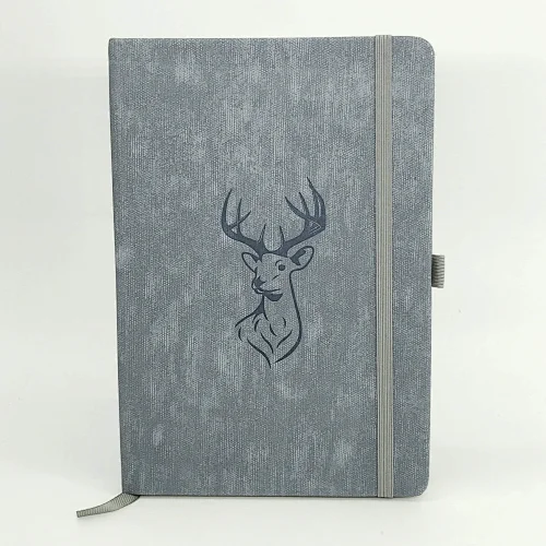 Factory Audit FSC paper belt closure animal hardcover notebook for school office